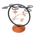 thumbnail image 2 of Metal freestanding wine rack for wine glasses, kitchen, bar, table decoration, 2 of 5