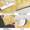 thumbnail image 3 of Yellow Ethnic Floral Pattern Kitchen Rug Mat,Kitchen Runner Rugs Non Skid Washable,Decorative Kitchen Floor Mats for Kitchen,Sink,Laundry,17"X47", 3 of 5
