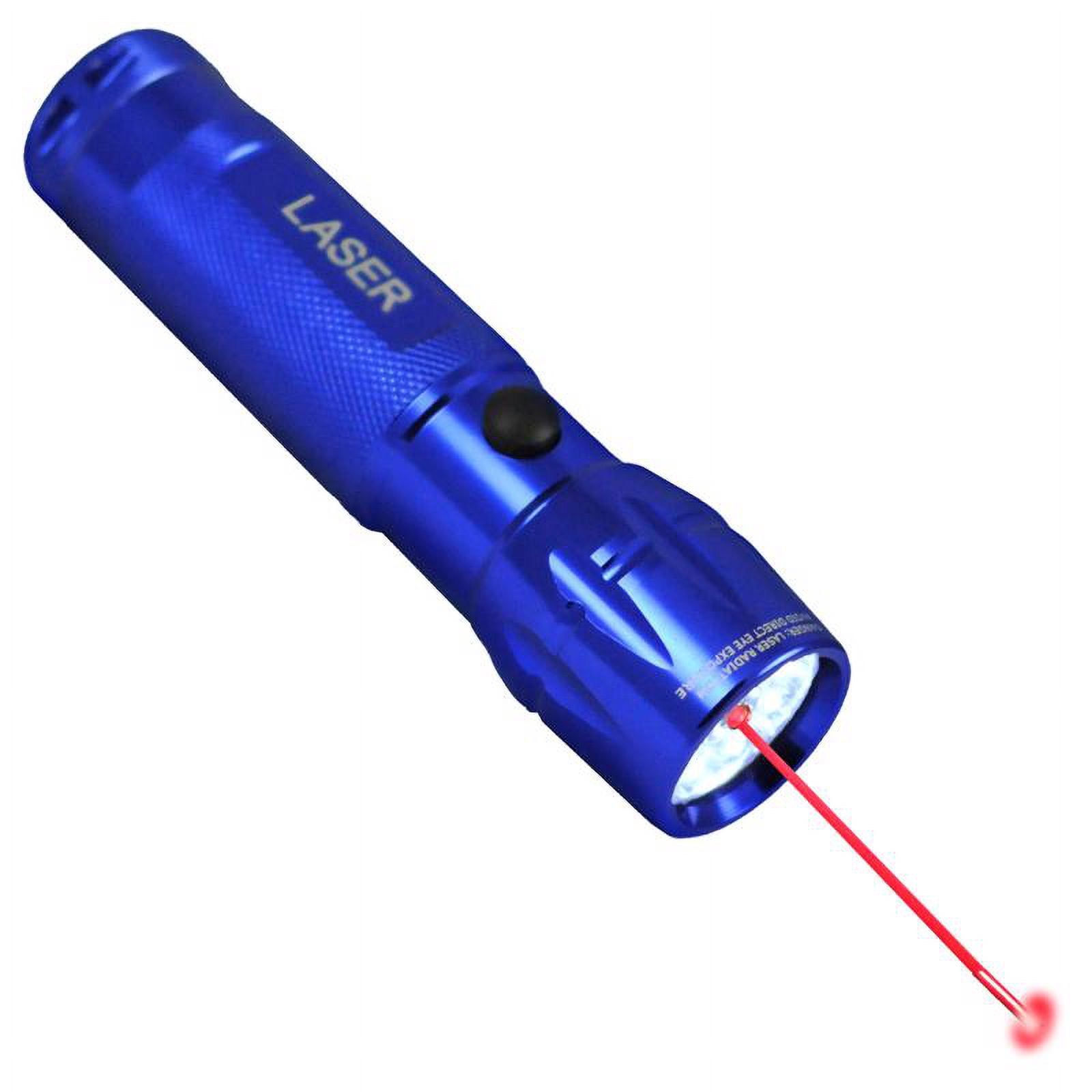 FLASHLIGHT 8 LED   LASER
