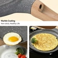 thumbnail image 2 of QIYFDDF Nonstick Pan Titanium Crepe Pan 10-inch Flat Skillet Crepe Pan for Roti / Quesadilla / Tortilla / Dosa, Induction Cooker / Gas Stove / Microwave Oven / Gas Stove Universal, 2 of 9