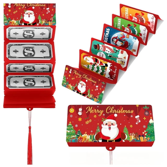relayinert 10pieces Elevate Festive Vibe With Envelope Christmas Gift Holder Unique Greeting Card Cardholder red