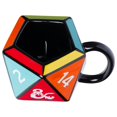 thumbnail image 3 of Silver Buffalo Dungeons &amp; Dragons D20 - Taza esculpida 3D de cerámica, 20 onzas, 3 of 6