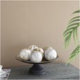 thumbnail image 5 of JERFIT Set of 6 Ceramic Decorative Balls, Modern Marbleized Orbs for Home Decor, Brown Multi-Color Centerpiece Accents for Table, Shelf & Mantel, 5 of 8