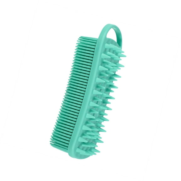 Vocoste Silicone Body Brush 2 in 1 Hair Scalp Massager Green