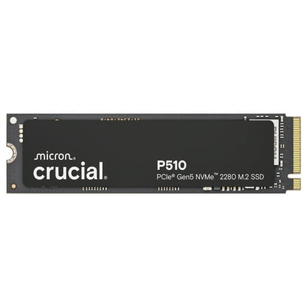 Crucial P510 2TB NVMe PCIe Gen5 M.2 2280 Internal Gaming SSD