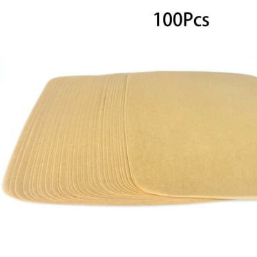 ACDANC Parchment Paper,Air Fryer Liners,Parchment Paper for Baking,100pcs,7 Inch,Wood Color