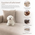 thumbnail image 6 of Lovote Waterproof Sofa Cover Couch Cover Protector Sofa Throw Cover Slipcover Durable Multi-Function Furniture Cover for Pets Dogs Cats Home Living Room, Khaki 71" x 118", 6 of 7