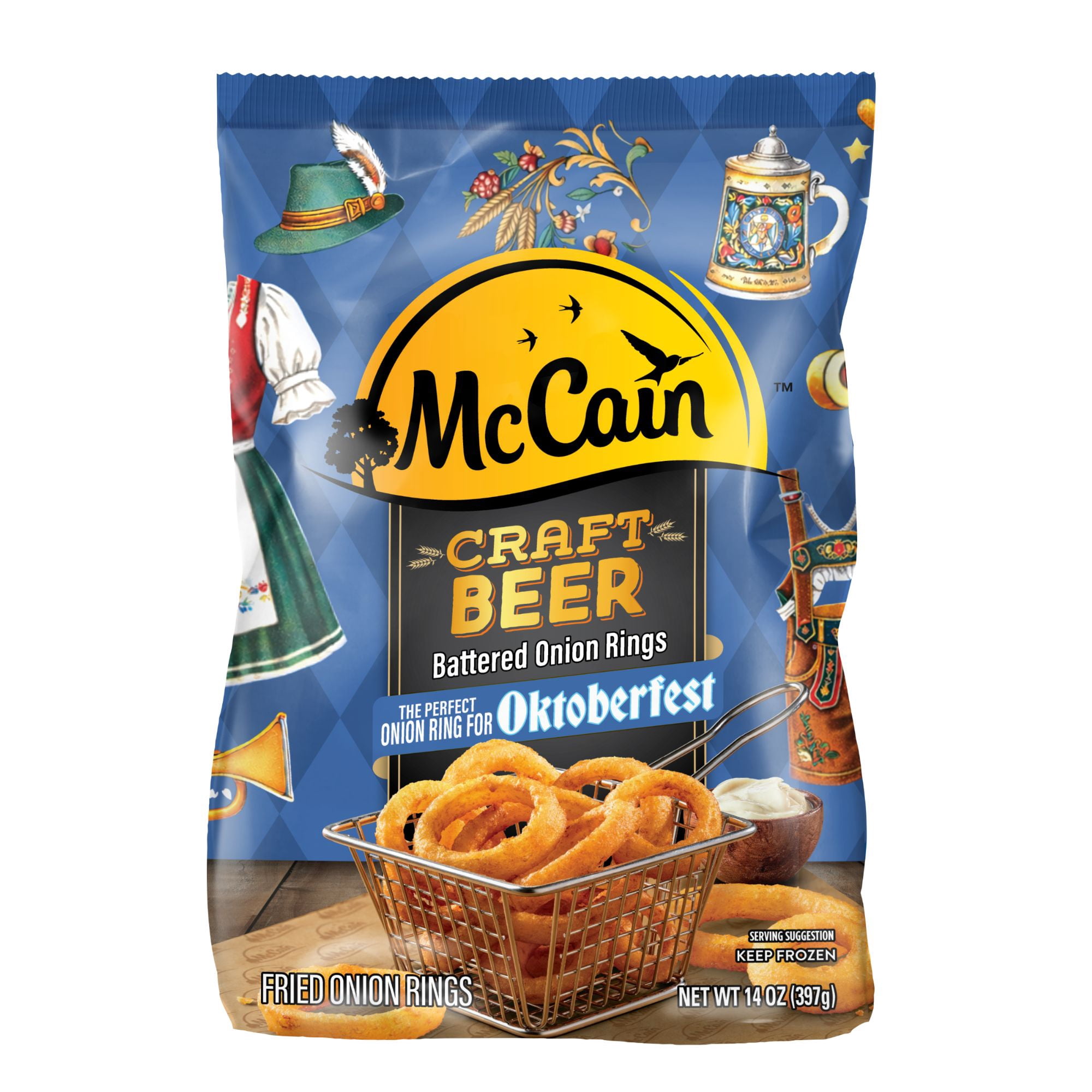 McCain Craft Beer Battered Onion Rings, 14 oz