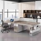 thumbnail image 3 of Workstation Storage Office Desks Mobile Wooden Ultifunctional Keyboard Office Desks Studying Bureau Scrivania Room Furnitures My Lux Decor Round, 3 of 19