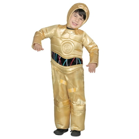 Boys Classic Star Wars Premium C-3Po Jumpsuit Costume