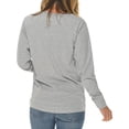 thumbnail image 4 of Big Size Better On The Slopes Graphic Long Sleeve Crewneck Tee - Heather Grey XL, 4 of 4