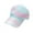 Light Blue, variant on LUOGENLI Sun Hats for Women Packable Men's and Women's Colorful Striped Shade Sun Hat Rainbow Base Cap Sports Cap Sun Hats for Women Wide Brim Ponytail Sun Hats for Women Packable Ponytail