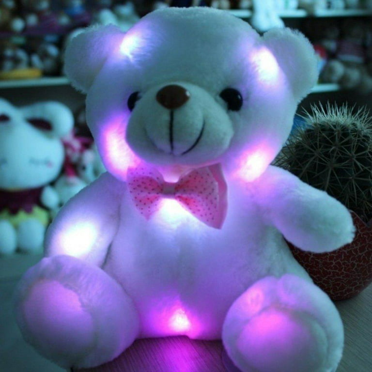 Teddy Bear, Stuffed Animal Plush,Rainbow Purple Soft Gifts for