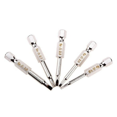 

Ruibeauty 5Pcs Magnetic Triangle Head Screwdriver Bits S2 Steel 1/4 Hex Shank 2inch