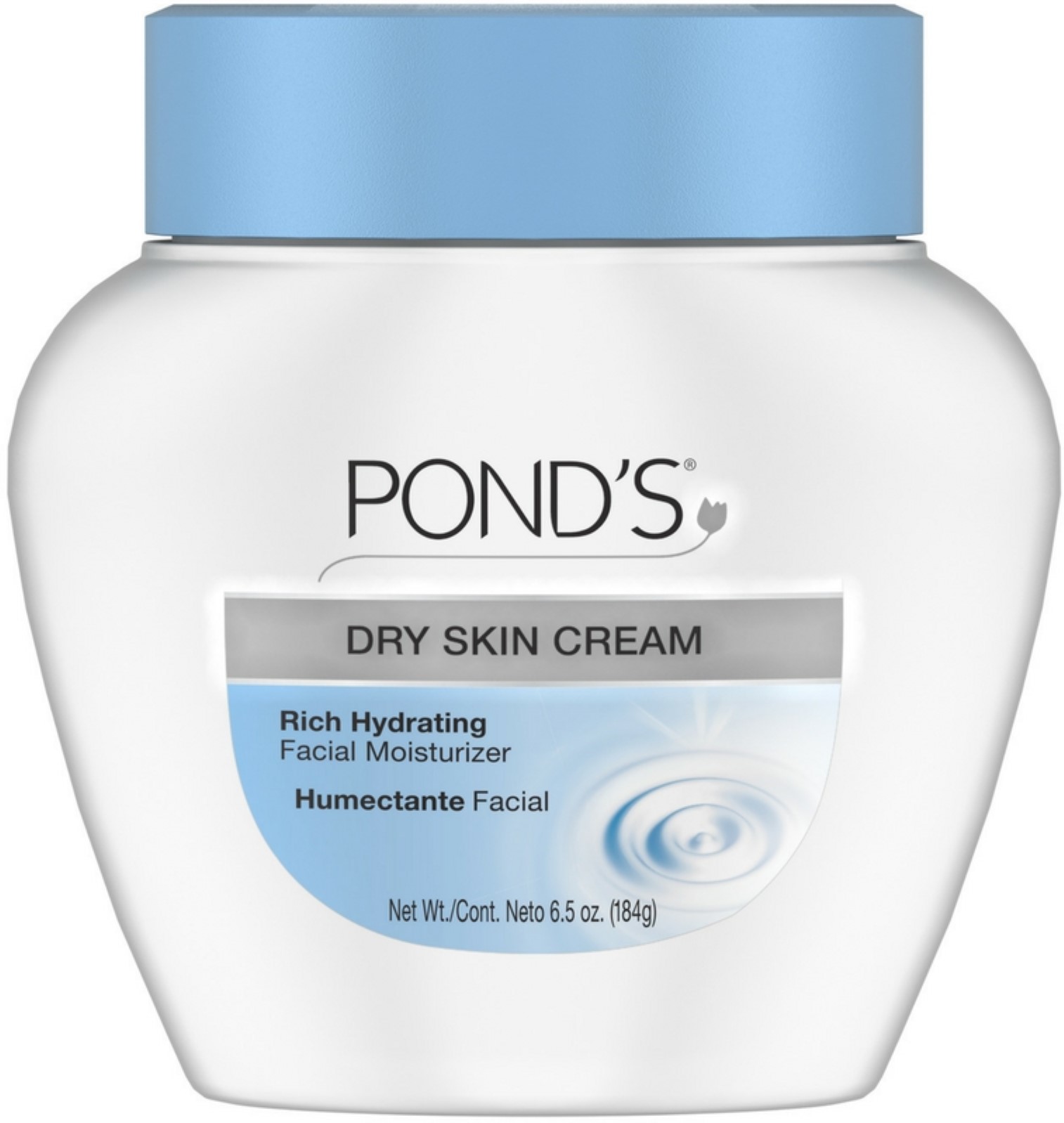 6 Pack Pond's Dry Skin Cream The Caring Classic 6.5 oz
