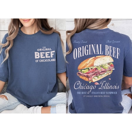 The Bear TV Show Shirt, Jeremey Allen White Retro Graphic T-Shirt, Vintage Original Beef of Chicagoland Restaurant Sandwich TeeChristmas Gift Shirt, Sweater, Hoodie
