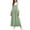 Green, variant on Women Cotton Linen Overall Dresses Summer Casual Bib Jumper Dress Adjustable Straps Boho Maxi Dress with Pocket