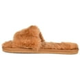 thumbnail image 3 of Journee Womens Dawn Comfort Insole Slip On Slide Open Toe Slippers, 3 of 9