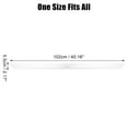 thumbnail image 2 of Unique Bargains 1 Pcs Adjustable Nonslip Sweat Wicking Tennis Tie Headband Sweatband for Men Women White, 2 of 6