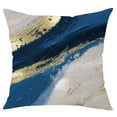 thumbnail image 1 of Nuevo Juego De Cojines Estampados De Lino Azul Abstracto Para Decorar El Hogar, Sofá Y Mesita De Noche, 1 of 4