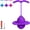Purple, variant on Balance Jumping Ball, Pogo Jumper with Handle and Ball Pump, 2026 Balance Pogo Ball, Pogo Bouncing Ball for Adults, for Indoor Outdoor Fun (Pink)