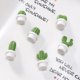 thumbnail image 1 of 12 imanes de cristal para el refrigerador con forma de cactus Imanes para gabinetes de oficina, pizarras blancas y fotografías Imanes decorativos para el hogar, 1 of 5