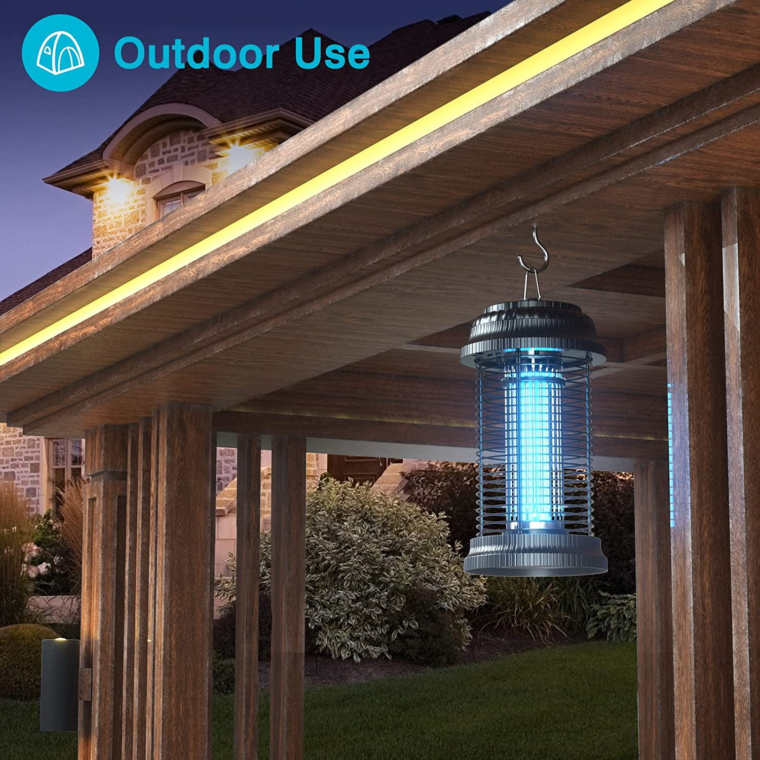 Bug Zapper 20W 4500V Mosquito Zapper Indoor Electric Bug Zapper Outdoor, High Powered Mosquito Killer for Home Backyard Patio