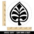 thumbnail image 2 of Intricate Leaf Design Rubber Stamp for Scrapbooking Crafting Stamping - Large 1-1/4 Inch, 2 of 7