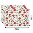 thumbnail image 4 of Ensemble de 4 Napperons Réutilisables pour Décoration de table de Cuisine de la Saint-Valentin, 4 of 5