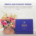 thumbnail image 4 of Miangastore Decorative Standing Calendar Navy Paper Simple Home Supply 1Pack, 4 of 9