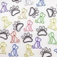 thumbnail image 4 of 150pcs Unbranded Colored Paper Clip Pony, Cute Fun Supplies, Adorable Dog & Paw Paper Clips, Multi-Color Metal Clasps for Document Binding & Decoration, 4 of 9