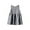 Black, variant on Girl's Plaid Linen Dress Pleated Sleeveless Casual Summer Dresses Bow Tie Back Crew Neck Tank Sundress (11 Years, Orange)