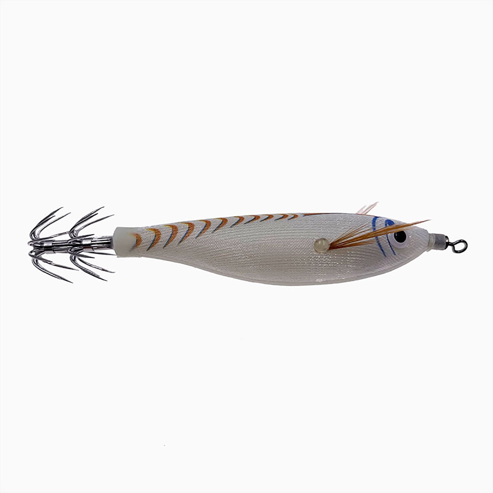 KUFptva 14Pcs Cuttlefish Hook Fishing Lures Shrimp Lures Baits Squid Jigs 9g Glow Jigs Hook Fluorescent Squid Jigs Hard Baits