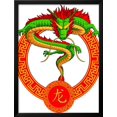 thumbnail image 2 of Chinese Zodiac Animal  Dragon, Animals Religion World Culture Framed Art Print Wall Art by BluezAce Sold by Art.Com, 2 of 5