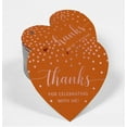 thumbnail image 2 of Inkdotpot Thanks For Celebrating With Me Birthday Bottle Tag Real Rose Gold Foil Favor Hang Tags Pack Of 50, 2 of 6