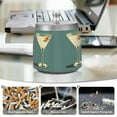 thumbnail image 6 of Yayeee Ashtray with Lid for Cigarette Smokeless Stainless Steel Home Ash Holder, Beige Martini, 6 of 7