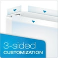 thumbnail image 5 of Cardinal Easy-Open ClearVue Locking Slant-D Binder, 4" Cap, 11 x 8 1/2, White, 5 of 9