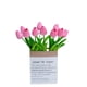 thumbnail image 2 of Textura hidratante PU tulipán flor artificial foto flor falsa decoración del hogar, 2 of 4