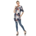 thumbnail image 6 of White Mark Women's Light Weight Plaid Print Tunic with Pockets, 6 of 6