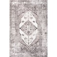 thumbnail image 4 of nuLOOM Khalani SplashGuard Machine Washable Area Rug, 2' x 3', Light Grey, 4 of 11