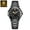 Black_Gold pointer, variant on Watch for Women Waterproof Stainless Steel Quartz Square Ladies Watch with Calendar Luminous