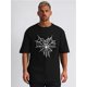 thumbnail image 1 of His & Hers Valentine's Day T-Shirts, Black with White Spider Web Design, Short Sleeve Crew Neck, Stretchy Polyester Blend, Casual Summer & Spring Wear for Couples Tee For Adult, Men, Women, Teen, Tee, 1 of 4