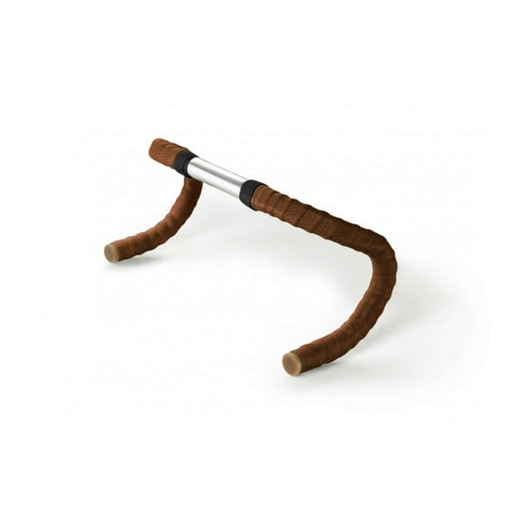 Perforated Leather Tape   Cork Plugs - Antique Brown