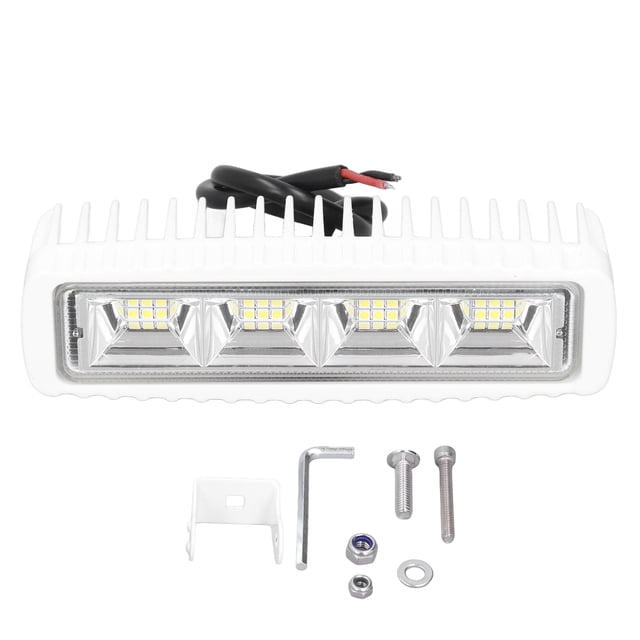 Barra De Luces LED Para Barcos, 6.3in 12/24 V 4000LMS Lámpara De Cubierta Para Barcos Para Marina Para RV Cergrey Boat Deck Light
