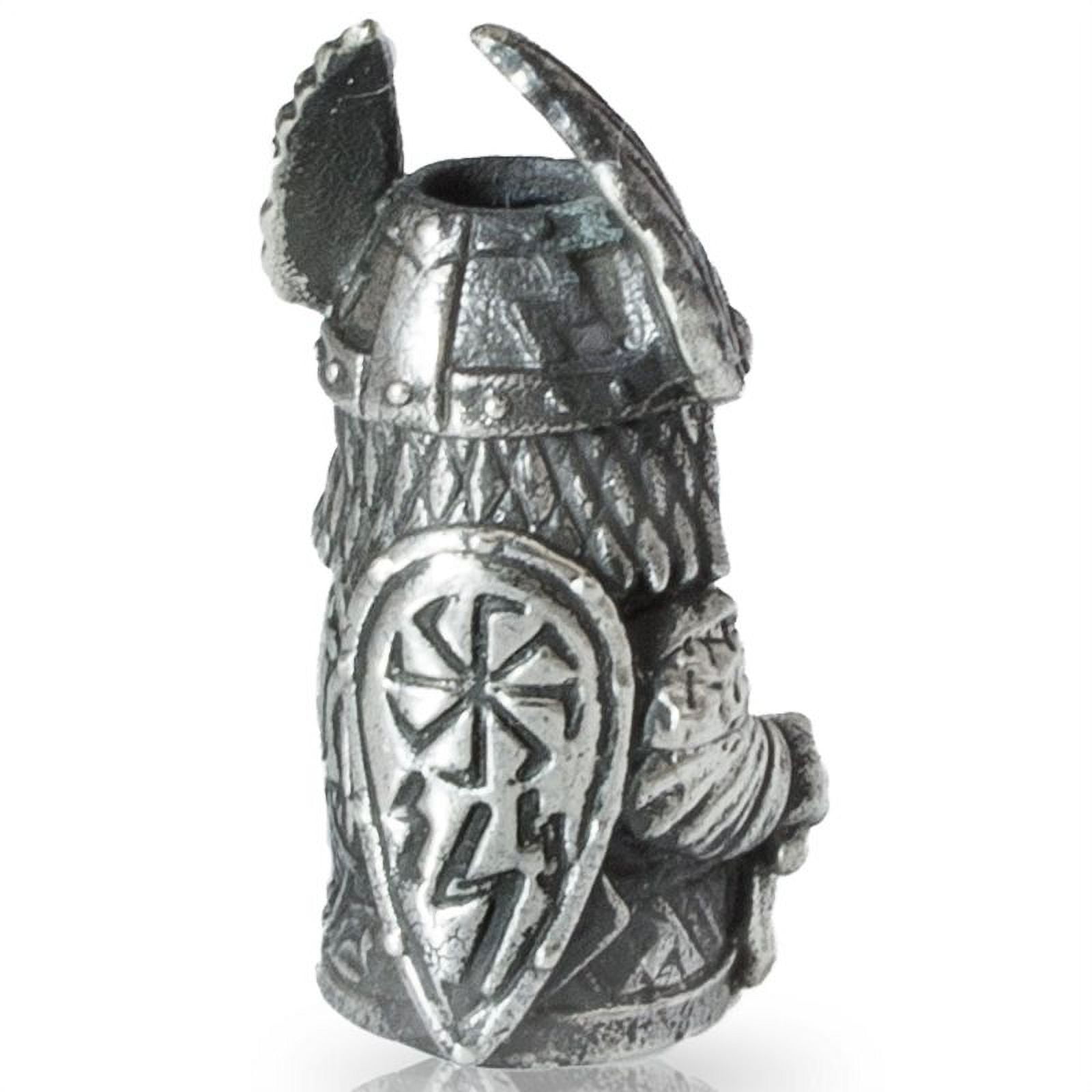 Perun Paracord / Lanyard Bead in Nickel Silver for Jig Pro Shop by Alloy Army of Eurasia