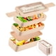 thumbnail image 1 of Lunch Box 3 Niveles Topper De 1000ml Lonchera Con Cubiertos, 1 of 5