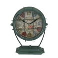 thumbnail image 1 of Horloge de Table en Métal à Tête Verte, 1 of 1