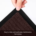 thumbnail image 6 of ANMINY Front Doormat Entrance Shoe Mat Waterproof PVC Non Slip Rug Welcome Mat Outdoor Indoor, 24"x35", Brown, 6 of 6