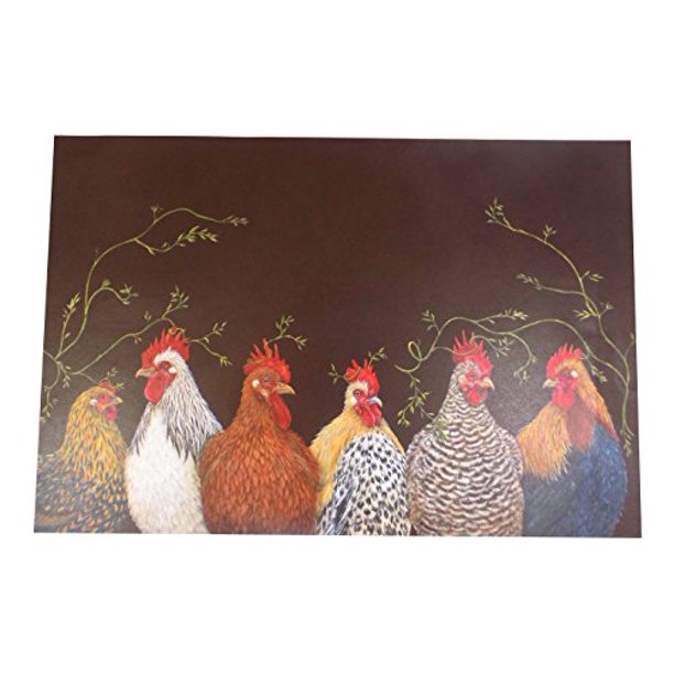 Kitchen Papers Party At The Roost Disposable Placemats 30 Sheets Pack Made In Usa Walmart Com Walmart Com