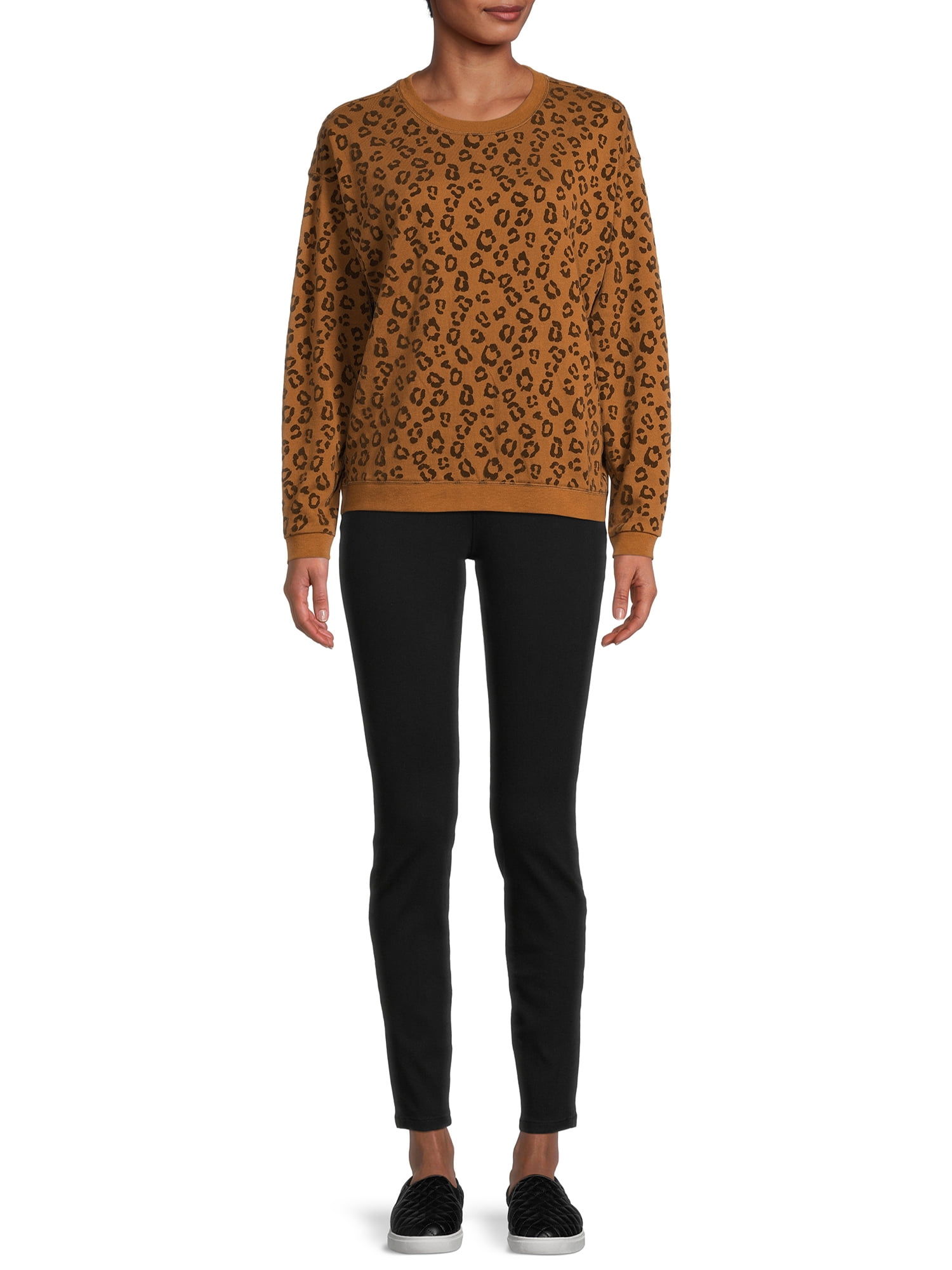 Walmart cheetah sweatshirt Clearance